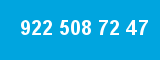 922 508 72 47 922 508 72 47